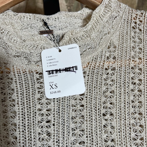 New Free People Snowflake Sweater Dress Size XS $248 - Picture 6 of 6